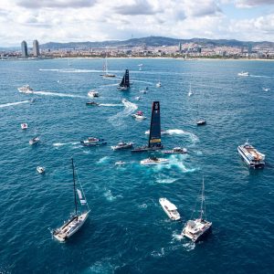 September 19, 2024. Louis Vuitton Cup, Semi Finals Race Day 5.  LUNA ROSSA PRADA PIRELLI TEAM