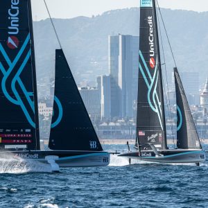 September 24, 2024. UniCredit Youth America's Cup, Race Day 7, Semi Finals.