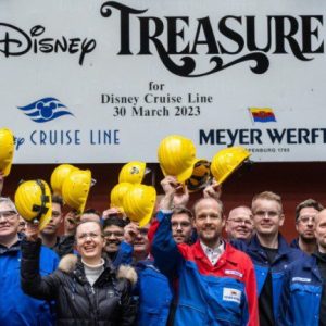 Disney Treasure inicio construccion crucero