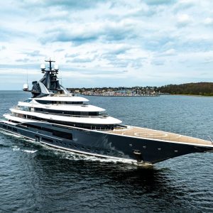 Lurssen superyacht KISMET at sea triels 1