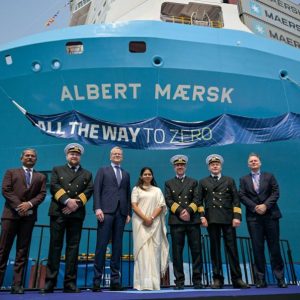Maersk Albert Maersk bautizo portacontenedor metanol