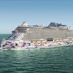 Sea trials of Norwegian Cruise Line – Norwegian Luna -
