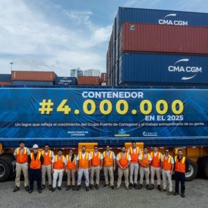 Puerto Cartagena - Contenedor 4 millones 2025
