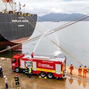 Simulacro en el Puerto de Paranagua Brasil