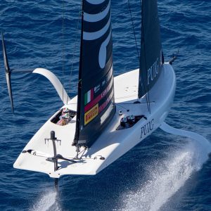 October 05, 2024. 37th America’s Cup -Puig Women's America's Cup, Race Day 1 - Group A.  Luna Rossa Prada Pirelli Women's Team