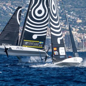 October 08, 2024. 37th America’s Cup -Puig Women's America's Cup, Race Day 3 - Group B.
