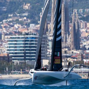 October 10, 2024. 37th America’s Cup -Puig Women's America's Cup, Race Day 4 - Group A. Luna Rossa Prada Pirelli Women's Team